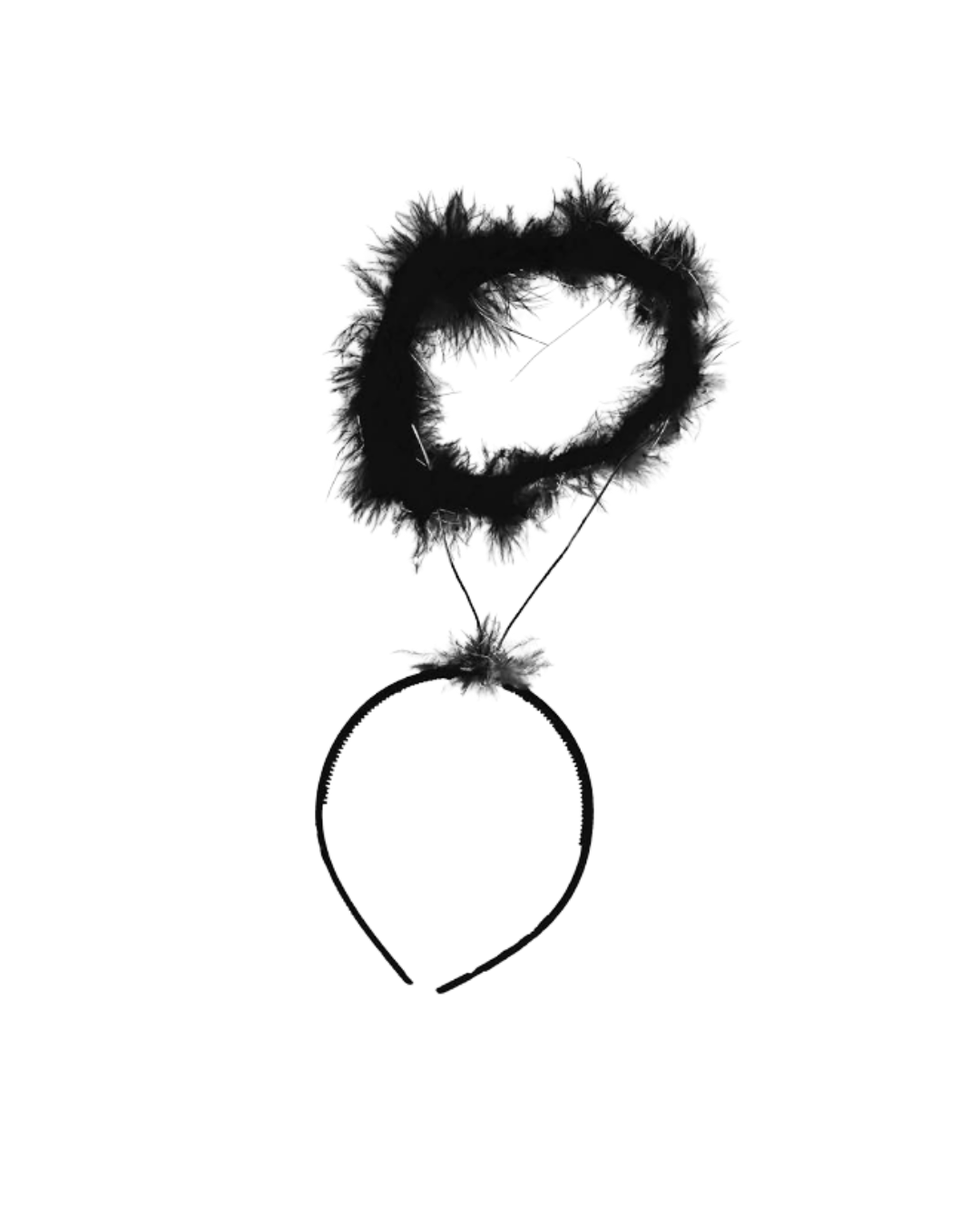 Diadema De Angel Negra
