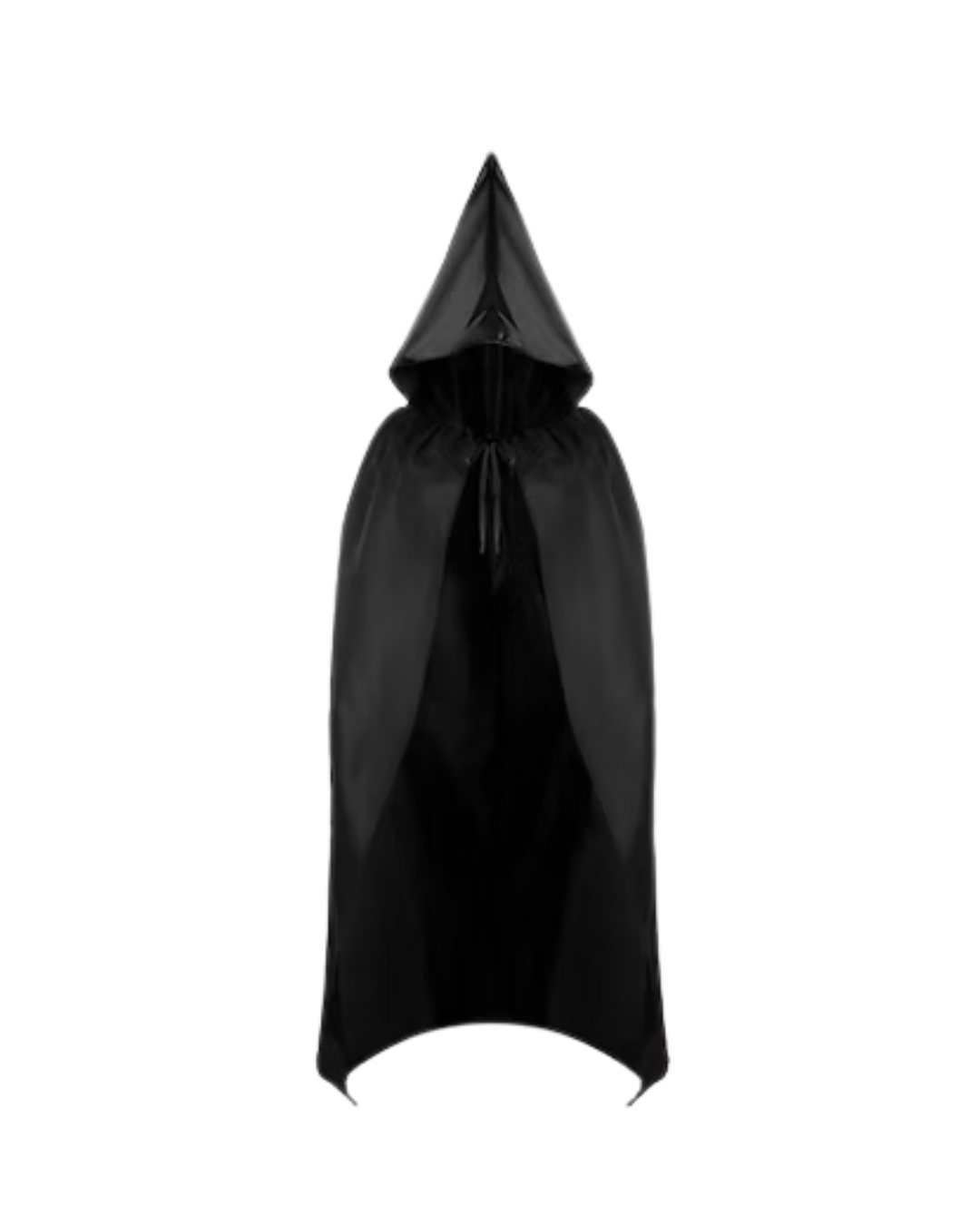 Capa Negra Con Capucha