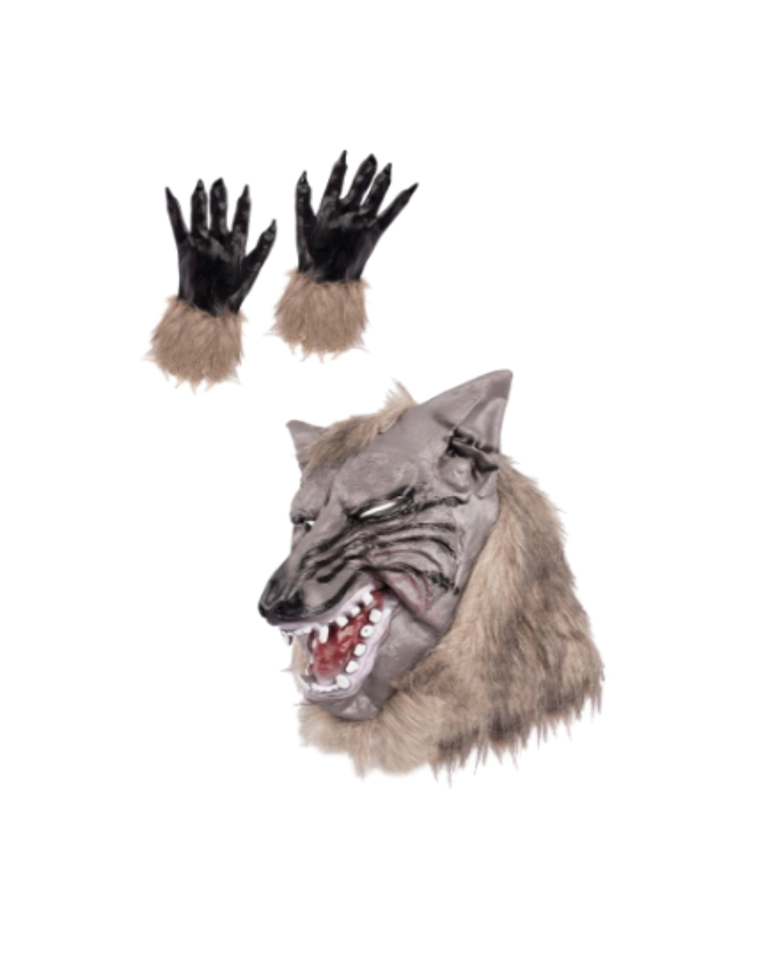 Mascara De Lobo + Guantes De Lobo