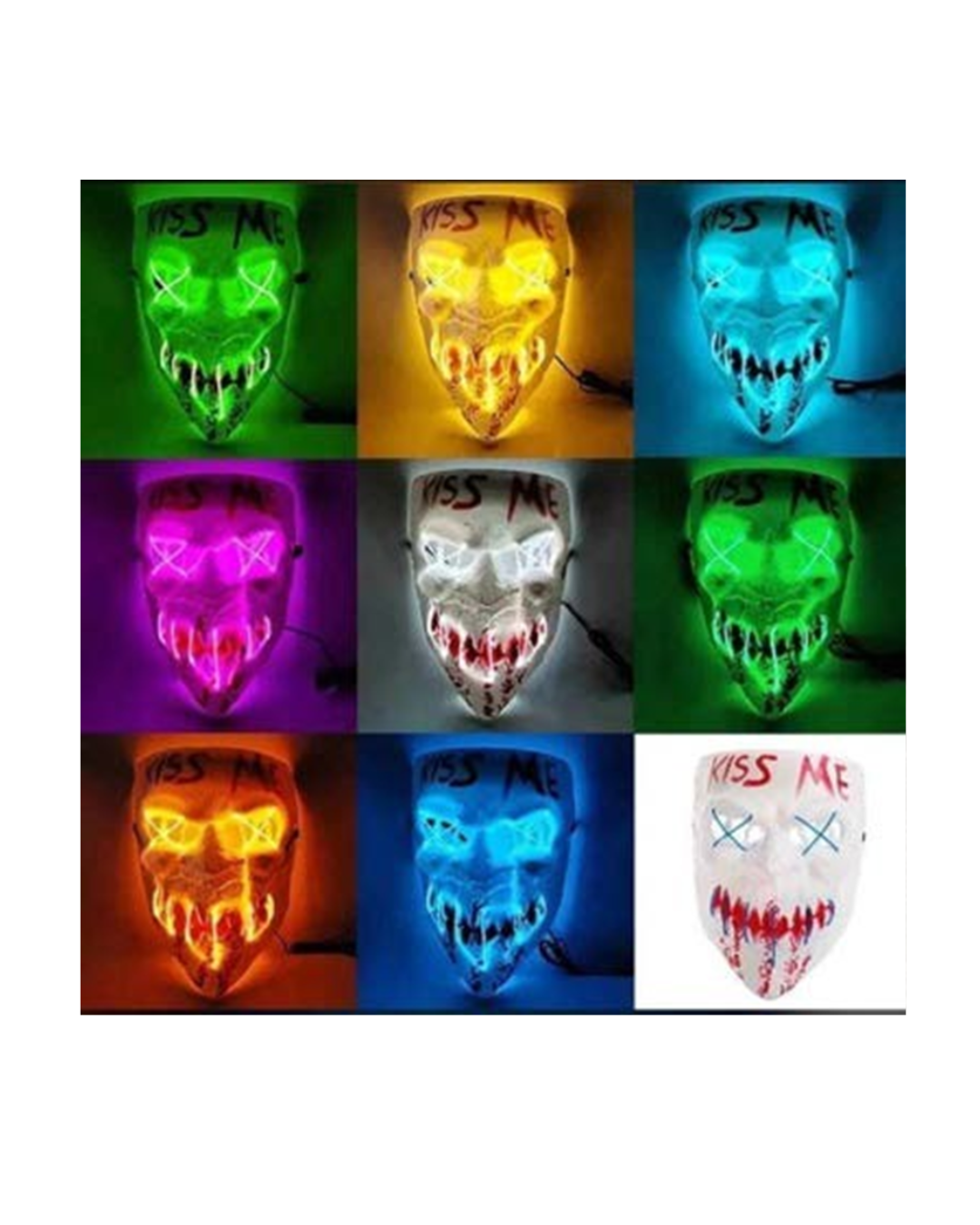 Máscara  Con Luz