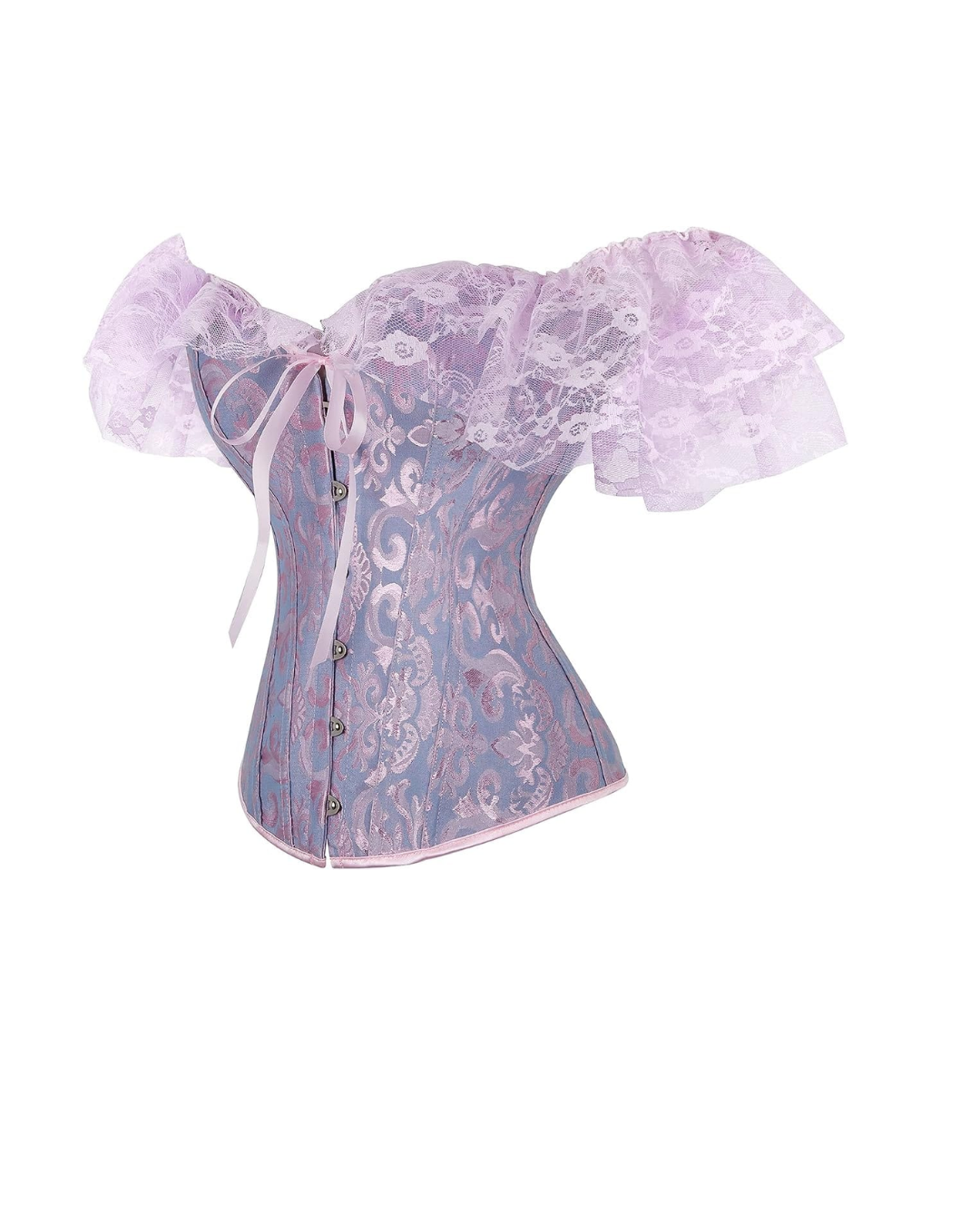 Corset Lila Con Mangas