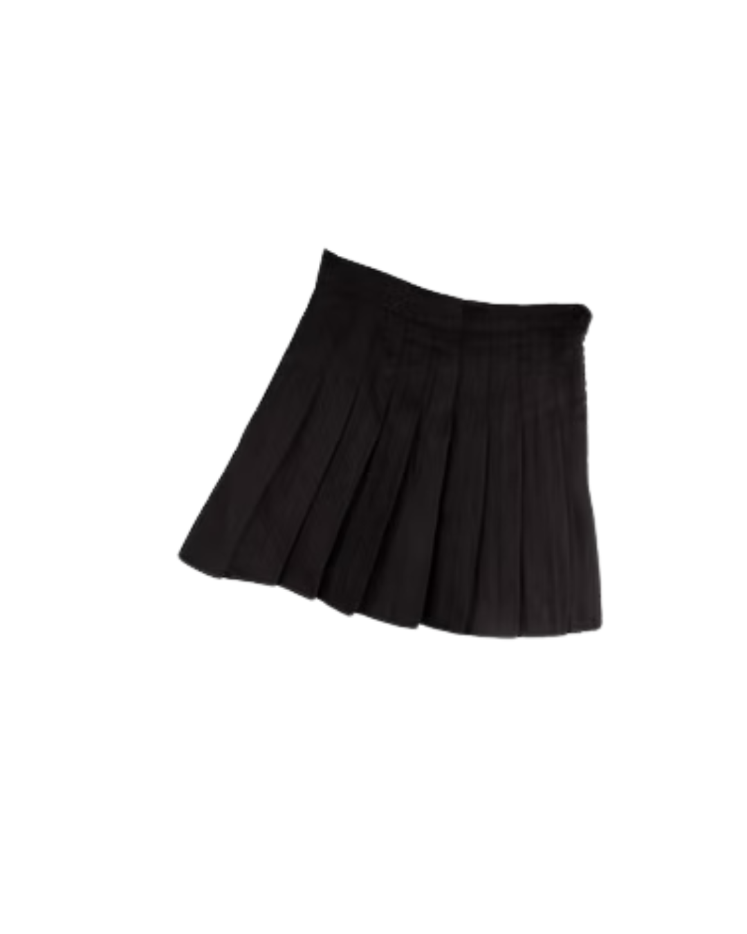 Falda Short Prensada negra