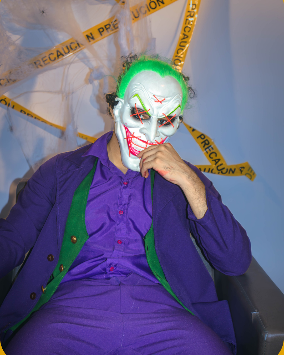 Disfraz Guasón  Morado