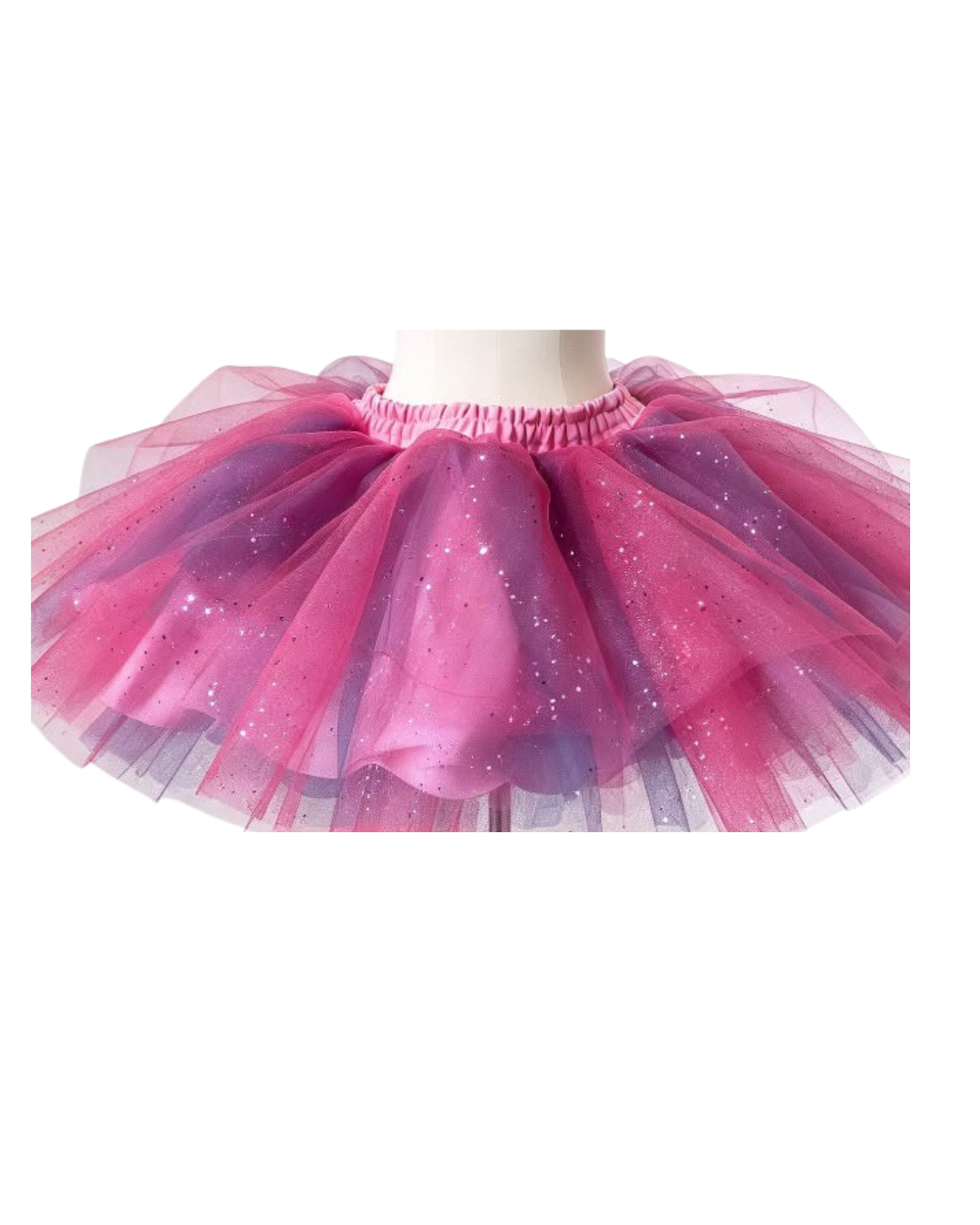 Tutu Rosado Con Morado